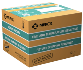 Standard Small Parcel Reusable Shipping Container for Merck Vaccines