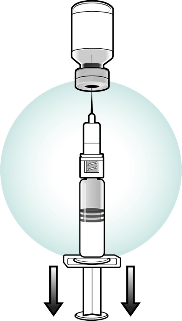 How to Withdraw the Reconstituted Vaccine