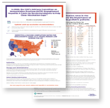 Download the State Level Hepatitis A Vaccination Rates for Adolescents
