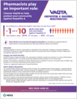 VAQTA® (Hepatitis A Vaccine, Inactivated) Pharmacy Card