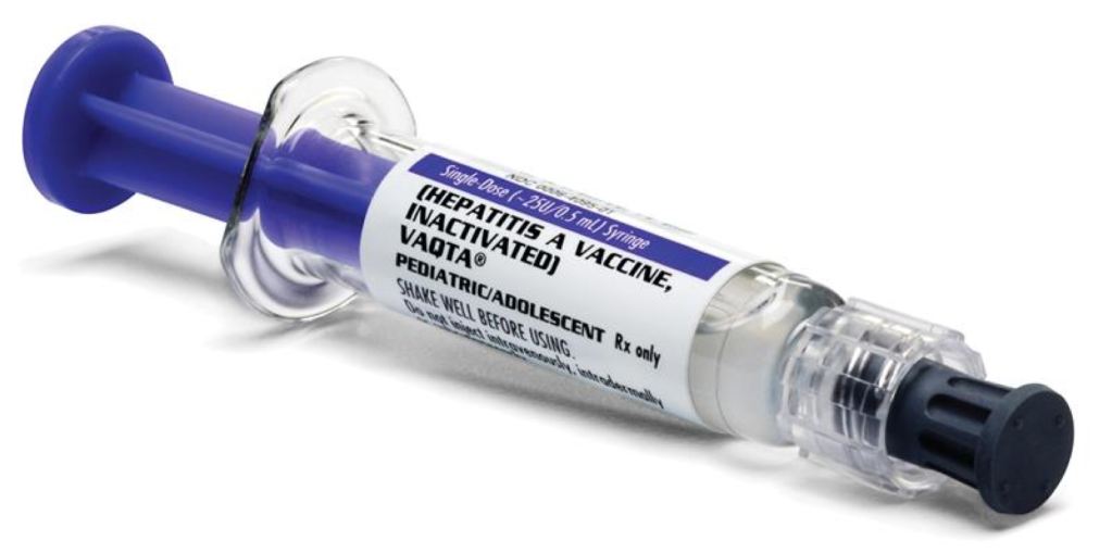 Prefilled Syringe of VAQTA® (Hepatitis A Vaccine, Inactivated) for Children